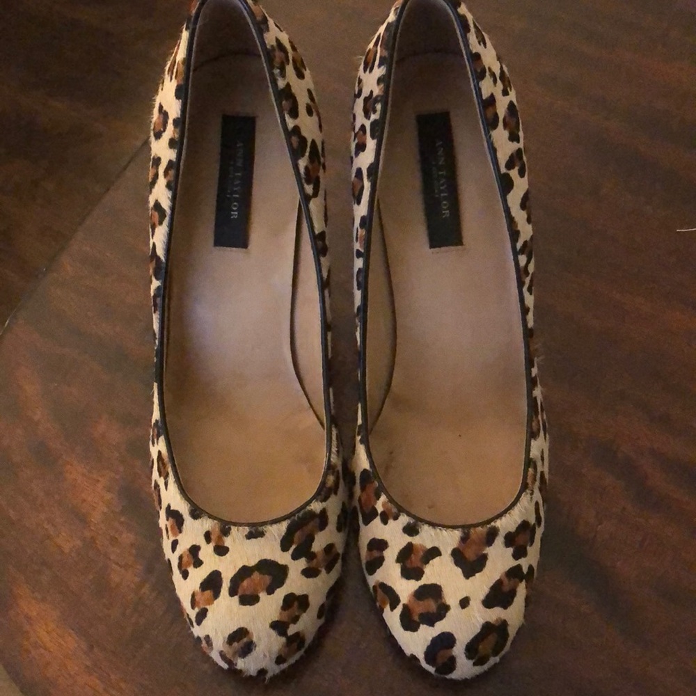 Ann Taylor - Cheetah Print Heels size 7